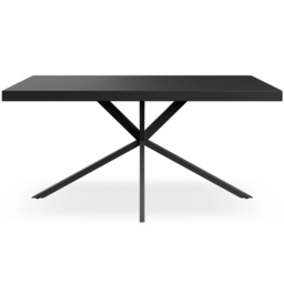Furniture Online Donni 6 Seater Dining Table Black - Wilko - thumbnail 4