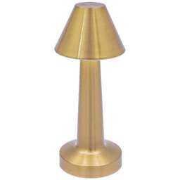 Global Gizmos Brass Effect Rechargeable LED Table Lamp - Multi - Wilko - thumbnail 1
