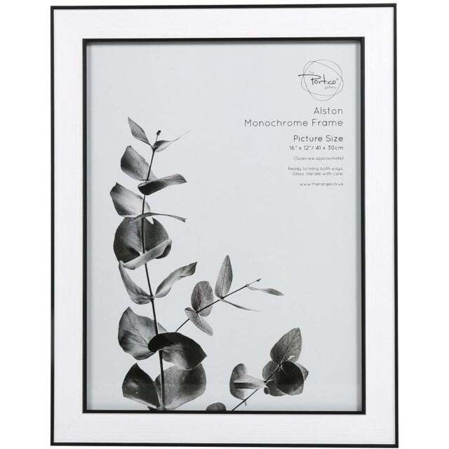 The Port. Co Gallery Alston Monochrome Photo Frame 16 x 12 inch - Size: A3 - Multi - Wilko - image 1