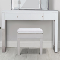 Comfy Living 2 Drawer Mirrored Dressing Table - Wilko - thumbnail 1