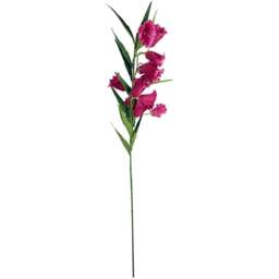 Leaf Fuchsia Pink Trumpet Artificial Flower 100cm 6 Pack - Size: 100 x 25 x 25cm - Wilko