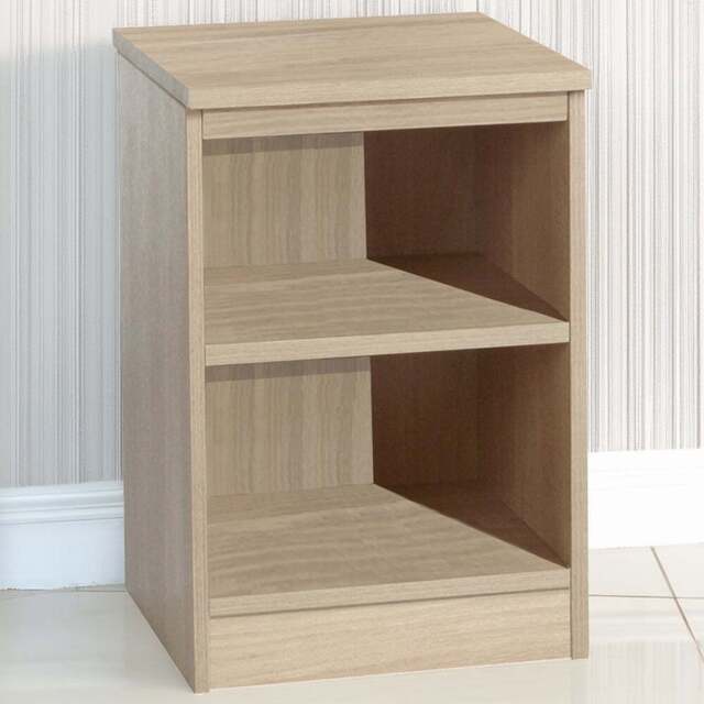 R White Cabinets 2 Shelf Brown Desk Height Bookcase - Size: 72.8 x 47.9 x 54cm - Wilko - image 1