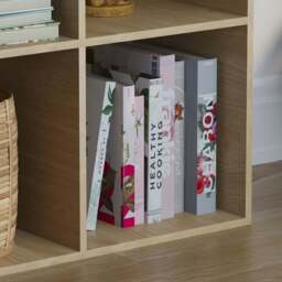 Vida Designs Durham 2 x 2 Oak Cube Storage Unit - Size: H 64.5 x W 65 x D 29cm - Wilko - thumbnail 7