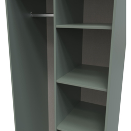 Crowndale 5 Shelf Reed Green Open Wardrobe Ready Assembled - Size: Doorless - Wilko - thumbnail 6