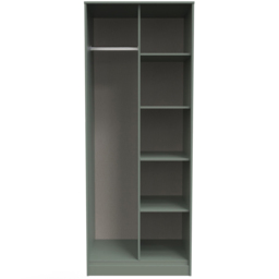 Crowndale 5 Shelf Reed Green Open Wardrobe Ready Assembled - Size: Doorless - Wilko - thumbnail 4