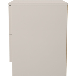 Crowndale Milan 2 Drawer Kashmir Gloss and Kashmir Compact Bedside Cabinet Ready Assembled - Kashmir Gloss & Kashmir - Wilko - thumbnail 7