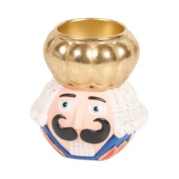 Set of 3 Nutcracker Tealight Holders Multicolour - Sleigh Bells Ring - Wilko - thumbnail 2