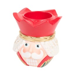 Set of 3 Nutcracker Tealight Holders Multicolour - Sleigh Bells Ring - Wilko - thumbnail 5