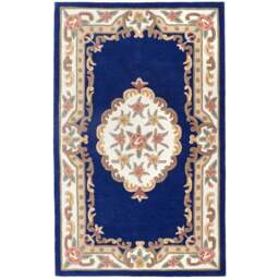 Origins Shensi Navy Rug 120 x 180cm - Blue - Origins Rugs - Wilko