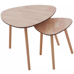Interiors by Premier Rostok Nest of Tables Set of 2 - Size: 60 x 60 x 48cm - Multi - Wilko - thumbnail 3