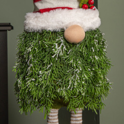 Samuel Alexander Red and White Christmas Tree Standing Gonk with Striped Hat 76cm - Size: 78 x 19 x 19cm - Multi - Wilko - thumbnail 5