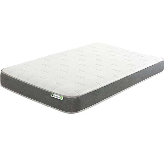 Starlight Beds Deep European Double Grey Big Brick Memory Foam and Spring Mattress - Wilko - image 1