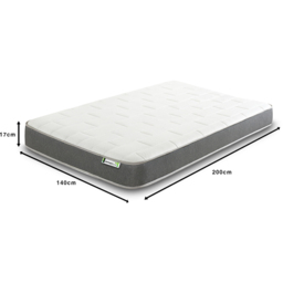 Starlight Beds Deep European Double Grey Big Brick Memory Foam and Spring Mattress - Wilko - thumbnail 7