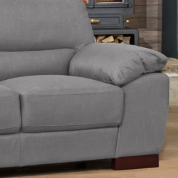 Westbrook 2 Seater Grey Textured Fabric Sofa - Artemis Home - Wilko - thumbnail 3