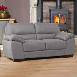 Westbrook 2 Seater Grey Textured Fabric Sofa - Artemis Home - Wilko - thumbnail 1