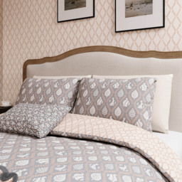 Helena Springfield Woodland Trellis Single Graphite and Copper Duvet Set - Graphite / Copper - Wilko - thumbnail 4