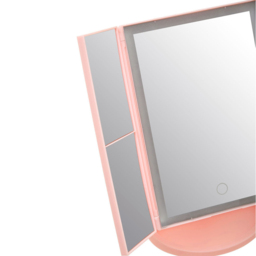 Premier Housewares Pink Cassini LED Dressing Table Mirror - Size: 28 x 18cm - Wilko - thumbnail 7