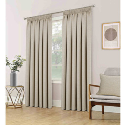 Divante Dusk Blackout Thermal Curtains - Natural/229cm - Wilko - thumbnail 6