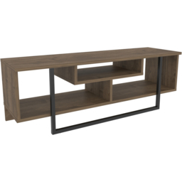 Decorotika Asal Walnut and Black Wide TV Unit - Size: 40 x 120 x 35.2cm - Multi - Wilko - thumbnail 3