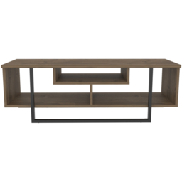 Decorotika Asal Walnut and Black Wide TV Unit - Size: 40 x 120 x 35.2cm - Multi - Wilko - thumbnail 4