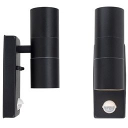ValueLights Black Outdoor Wall Up Down Light with PIR Motion Sensor - Size: 29.6 x 7 x 7cm - Wilko - thumbnail 5