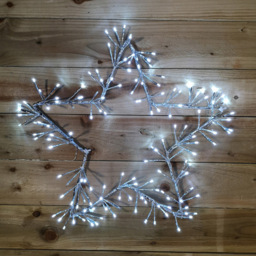 Samuel Alexander Silver Star LED Outdoor Christmas Decoration 60cm - Size: 60 x 62 x 46cm - Wilko - thumbnail 7