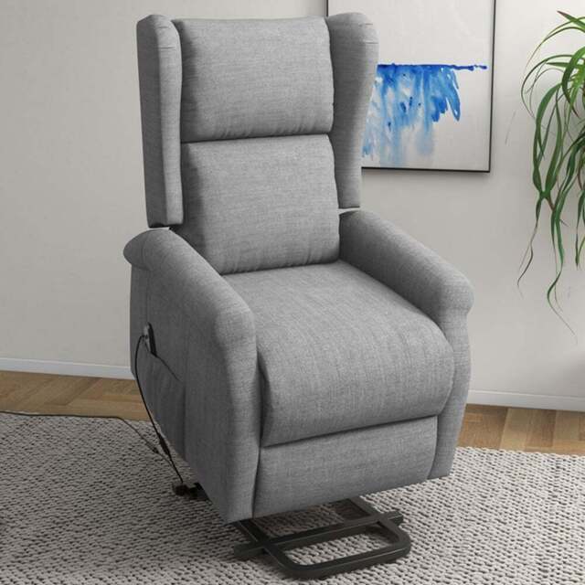 Portland Grey Power Lift Chair with Remote Control - Size: Single - Wilko - image 1