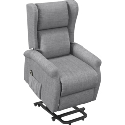 Portland Grey Power Lift Chair with Remote Control - Size: Single - Wilko - thumbnail 3