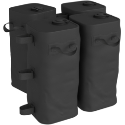 Outsunny Black Heavy Duty Gazebo Weight Bag Set of 4 - Size: 50 x 22 x 22cm - Wilko - thumbnail 1