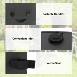 Outsunny Black Heavy Duty Gazebo Weight Bag Set of 4 - Size: 50 x 22 x 22cm - Wilko - thumbnail 7