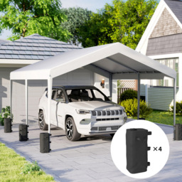 Outsunny Black Heavy Duty Gazebo Weight Bag Set of 4 - Size: 50 x 22 x 22cm - Wilko - thumbnail 4