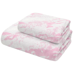 Velosso Marble Pink Hand Towel Set of 2 - Wilko - thumbnail 1