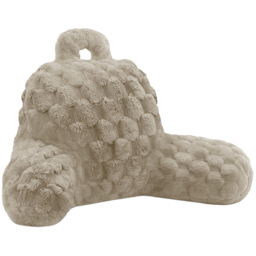 Velosso Beige Chunky Popcorn Back Pillow 65 x 55cm - Size: 65 x 55 x 1cm - Wilko