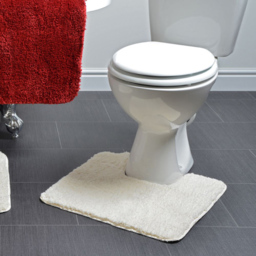 Allure Bath Fashions Cream Microfibre Luxury Non-Slip Pedestal Mat 50 x 50cm - Wilko - thumbnail 3