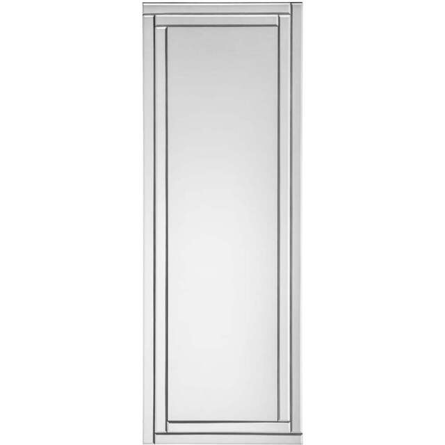 Julian Bowen Deco Frameless Dress Mirror - Size: 120 x 40cm - Glass - Wilko - image 1