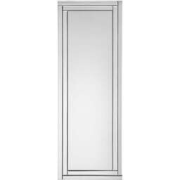 Julian Bowen Deco Frameless Dress Mirror - Size: 120 x 40cm - Glass - Wilko - thumbnail 1