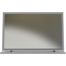 Crowndale New York Dusk Grey Large Mirror Ready Assembled - Size: 75 x 49cm - Wilko - thumbnail 3