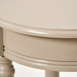 Pacific Lifestyle Heritage Single Shelf Putty Pine Wood Round Accent Table - Size: 72 x 40 x 40cm - Grey - Wilko - thumbnail 5