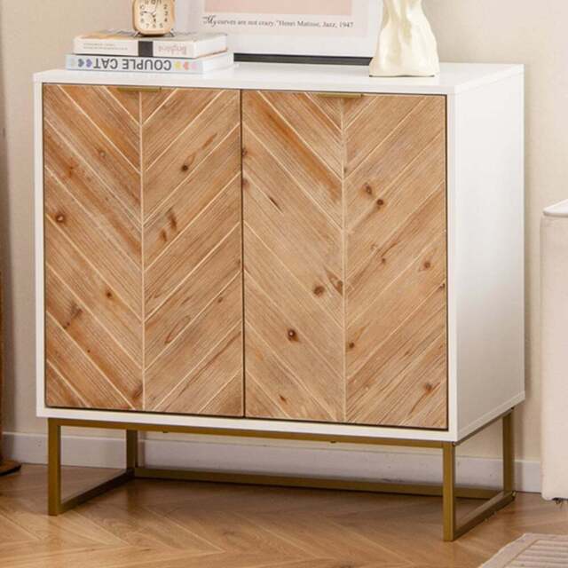 Costway 2 Door White Sideboard - Size: 80 x 40 x 80cm - Wilko - image 1