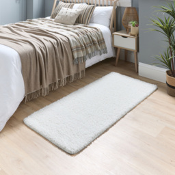 My Rug Ivory Rug 67 x 150cm - Size: 67 x 150 x 2cm - Cream - Wilko - thumbnail 3