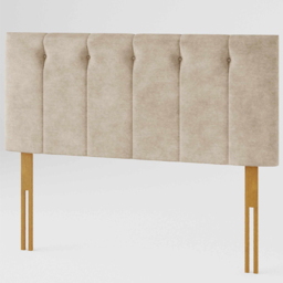 Aspire Furniture Hepburn King Size Natural Soft Touch Linen Headboard - Beige - Aspire Beds - Wilko - thumbnail 3