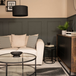 ValueLights Reni Black Fabric Medium Drum Shade - Size: 35 x 20 x 35cm - Cream - Wilko - thumbnail 5