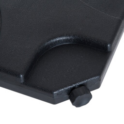 Outsunny 4pc Umbrella Base 15L Each PC - Size: 75 x 50 x 50cm - Black - Wilko - thumbnail 4