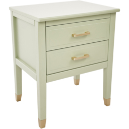 Palazzi 2 Drawer Teal Bedside Table - Wilko - thumbnail 5