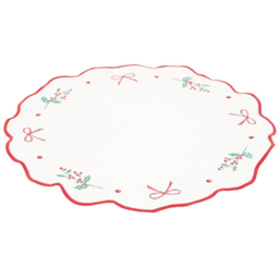 Pack of 2 Scalloped Edge Embroidered Placemats White - Prostar - Wilko - thumbnail 4