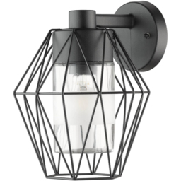 EGLO Canove Black Exterior Wall Lamp - Size: 23.0 x 23.5 x 24.0cm - Wilko - thumbnail 1