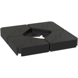 Outsunny Umbrella Weights for Offset Parasol - Size: 10.5 x 80 x 80cm - Black - Wilko - thumbnail 1