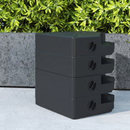 Outsunny Umbrella Weights for Offset Parasol - Size: 10.5 x 80 x 80cm - Black - Wilko - thumbnail 4