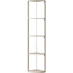 HOMCOM 5 Shelf Oak Dimmable RGB LED Floor Lamp - Size: 48 x 13 x 37cm - Yellow - Wilko - thumbnail 1