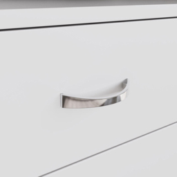 FWStyle Promo 4 Drawer White Modern Chest of Drawers - Wilko - thumbnail 6